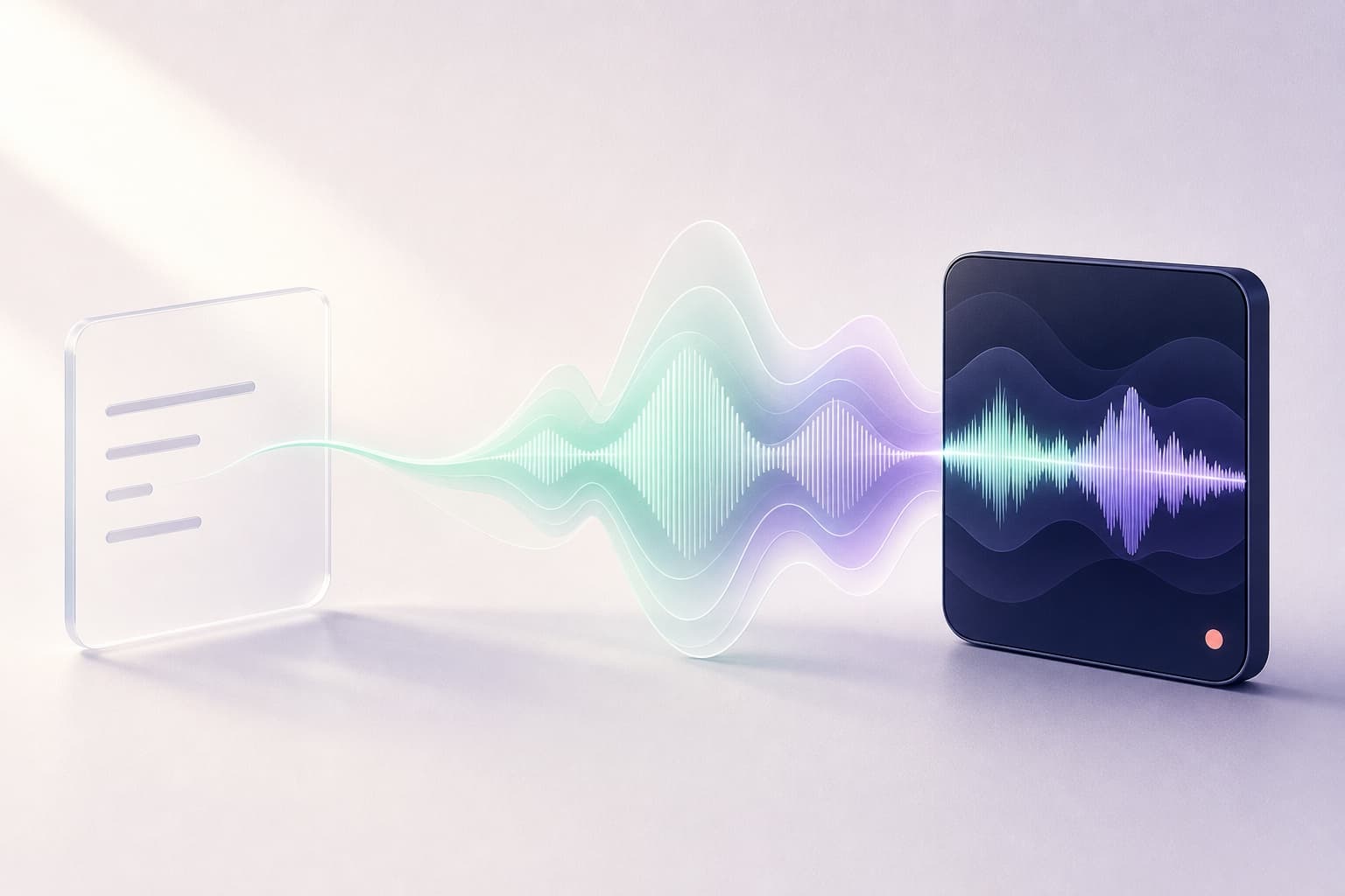 A written music prompt becoming a complete song waveform